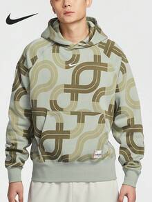 Nike Authentic Sportswear CNY Men's Thermal Lined Printed Sweatshirt HV8207-370 - HV8207-370 - View 1