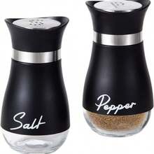 2pcs Salt And Pepper Shaker Set, Salt And Pepper Shakers With Base, Refillable Salt Shaker, 4oz Bottle, Modern Farmhouse Kitchen, Creative Kitchen Gift, Kitchen Essentials, Modern Design, Modern Kitchen Decor, High Quality Kitchenware - Multicolor - View 16