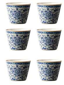 1/2/4/6 buah Cangkir Teh Keramik Motif Cabang Berjalin, Cangkir Teh untuk Tamu di Rumah, Cangkir Teh Kung Fu, Cangkir untuk Mencicipi Teh, Cangkir Teh Hitam, Cangkir Espresso, Cangkir Hadiah, Cocok untuk Semua Musim - MultiWarna - View 13