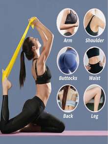 2pcs/Set Resistance Band Set, 150cm Strength Training Elastic Bands, Suitable For Yoga, Pilates, Stretching, Rehabilitation, Strength Training, Muscle Shaping And Flexibility Enhancement, Different Resistance Levels, Home Fitness Bands, Summer Travel Gift - Upgraded Set - View 11