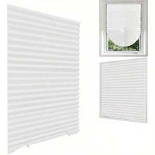 1 Adjustable-Size Pleated Sun Blind – Removable Curtain – Suitable For Bedrooms, Living Rooms, Offices And Other Spaces – Provides Sun Protection In Spring And Summer And Indoor Shading – Minimalist Design, Easy To Trim, Ensures Privacy - Multicolor - View 5