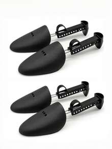 QKC 2 Pairs Adjustable Shoe Stretchers, Unisex Shoe Shape Correctors, Adjustable Length Shoe Form Maintainers Suitable For Dress Shoes And Athletic Shoes - 2 Pairs - Black - View 9