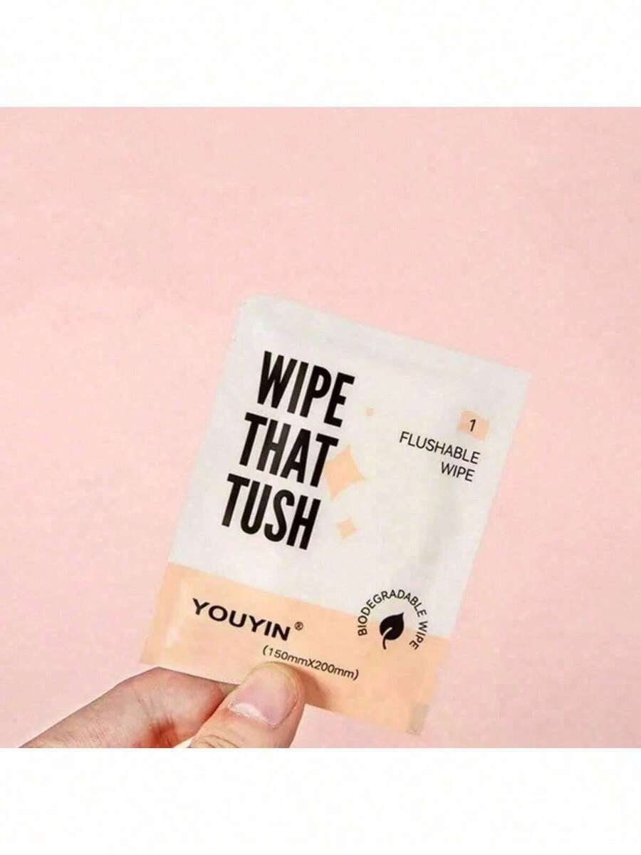 60/30/10/1 Pack (1 Piece Per Pack, Individually Wrapped) Portable Single-Sheet Wet Wipes, Compact And Convenient To Carry, Travel Wipes For Daily Cleaning (Non-Cosmetic Wipes) - Color - View 1