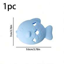 Silicone Fish-Shaped Cat Toy, Catnip-Infused Self-Play Chew Toy, Interactive Kitten Toy For Teeth Cleaning, Durable Pet Supplies For Indoor Cats - Random Color - View 15