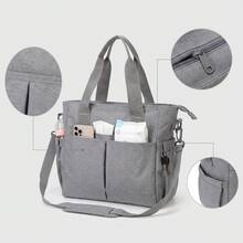 1pc Baby Diaper Bag, Large Capacity Mommy Tote, Multifunctional Shoulder Handbag Crossbody Bag, Stroller Bag For Travel & Daily Use - Multicolor - View 3
