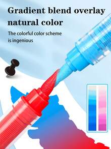 24/240 Colors HdeLe Acrylic Paint Markers, Flexible Soft Brush Tip, Water-Based Ink Smooth Writing, Gradient Blendable Art Pens, Suitable For Handwriting, Stone Painting, Shoe Customization, DIY Craft Projects - Multicolor - View 10