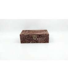 Leopard Print Flip Top Storage Box, Gold Decorative Buckle, Modern Home Jewelry Storage Box, Luxury Gift Jewelry Box, Lined Storage Box, Suitable For Jewelry, Accessories And Small Items - Brown - View 8