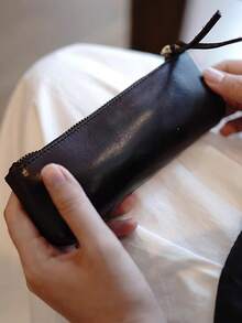 Dompet Resleting Premium, Tas Penyimpanan Portabel untuk Pelajar, Organizer Kuas Makeup Kecil - Beraneka warna - View 10