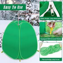 1/2pcs Winter Garden Mesh Plant Cover, Durable Pop-Up Garden Mesh Plant Protector, Reusable, Bird And Insect Proof, Suitable For Fruits, Vegetables, Flowers, Herbs, Outdoor Yard Garden - Protective Cover - View 10