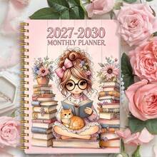 2027-2030 Monthly Planner/Calendar - 4-Year Planner From January 2026 To December 2030, Cover Design Themed For Female Readers, Includes Annual Plan, Month Tabs, 48-Month Calendar, Size A5 - A5 - View 5