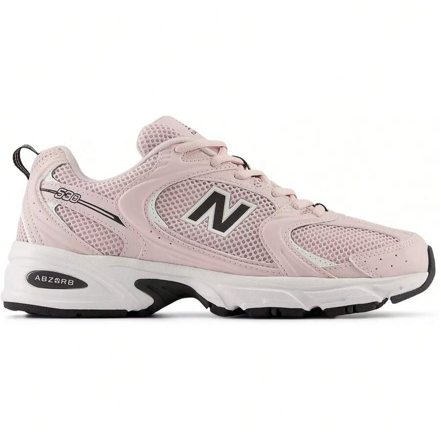 New Balance 530 Shoes Women's Lifestyle Sneakers Light Pink/Black U5301WW | Modern Street Style, Comfortable All-Day - 淺粉黑 - 查看 1