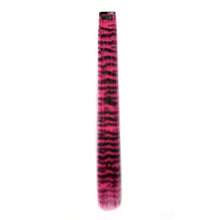 HEYPINK 1piece Set Of Straight Hair Extensions With Wine Red 18 Inch Heat-Resistant Fiber Synthetic Hair Clips, Suitable For Women's Christmas, Halloween Parties, And Daily Use - Two-Tone - View 10