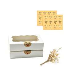 4/8/16/36pcs Square Packaging Boxes, Sturdy Storage Boxes, Suitable For Parties, Birthdays And Holiday Gatherings, Perfect For Party Favors, Holiday Gifts And Decorative Packaging - White - View 2