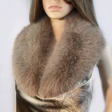 1pc Casual Faux Fur Autumn/Winter Women's Coat With Collar Accessory - Multicolor - View 11