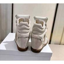 Women Wedge Sneakers - 白色 - 查看 2