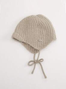 Cute Face-Slimming Knitted Ushanka Hat, Warm Ear-Protective Woolen Cap, Suitable For Daily Wear, Shopping And Outings - Fisherman's Hat - View 12