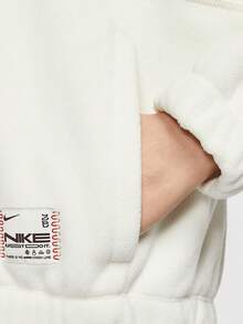 Nike Asli Baru Jaket Fleece Wanita Model Setengah Resleting HV8465-133 - HV8465-133 - View 5