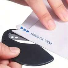 2/1pc Mini Plastic Envelope Opener, Durable Multi-Function Office Supplies, Multiple Bright Colors Available, Lightweight And Portable, Suitable For Opening Mail And Packages, Practical Tool For School Classroom And Office Daily Use, Paper Cutting Knife - Multicolor - View 8