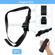 Anti-Choke Seat Belt, Car Abdominal Support Belt, Anti-Choke Belly Adjustable Belt, Seat Belt Extender, Extension Strap - Multicolor - View 9