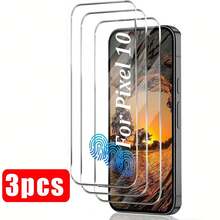 3pcs/Pack, Screen Protector, Compatible With Google Pixel 10/ 10 Pro XL//10 Pro/10A/11/11 Pro/11 Pro XL Tempered Glass Screen Protector, Anti-Scratch, High Definition Transparent, Compatible With Phone Case, Restore High Definition Image Quality, Anti-Scratch, Durable, 3D Stereo, Elegant Appearance, Easy To Install - Clear - View 10
