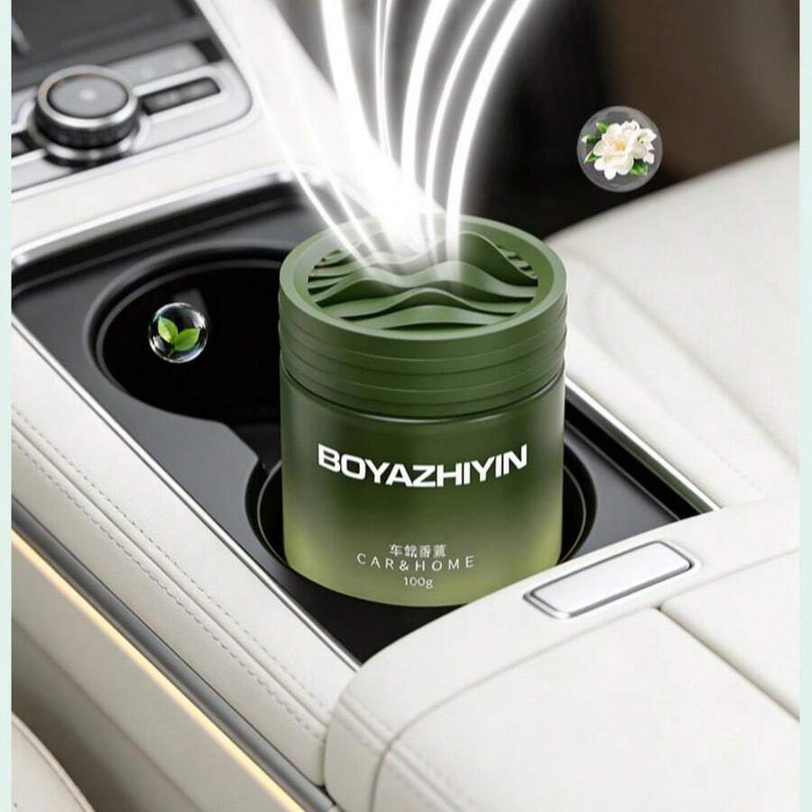 Premium Car Cologne Jasmine Solid Fragrance Balm, Long-Lasting Light Scent