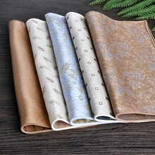 1 buah/6 buah Sapu Tangan Lipat Pria, Aksesori Jas 23*23cm Sapu Tangan Saku Jacquard Besar Baru, Aksesori Pakaian Pria untuk Pesta Malam, Motif Bunga, Dapat Dicuci dan Digunakan Kembali, Dekorasi Portabel, Warna Acak - MultiWarna - View 13