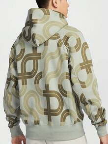 Nike Authentic Sportswear CNY Men's Thermal Lined Printed Sweatshirt HV8207-370 - HV8207-370 - View 2