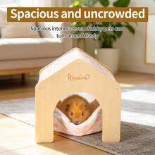 ITANDME Guinea Pig Hideout Rat Hideout Hammock House, No Bottom & Easy To Clean, Guinea Pig Bed House, Suitable For Fancy Rat, Chinchilla, Guinea Pig - View 7