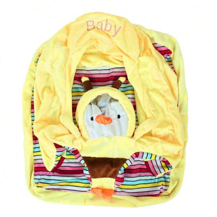 Libsit 1pc Baby Sofa Seat Cover, Cover Only, No Filling, Baby Sofa Support Seat Cover, Plush Learning Chair Cover, No Filling - Yellow - View 7