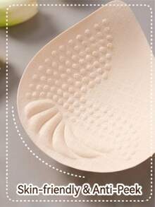 WANTES 1 Pair / 2 Pairs Waterdrop Shaped Lingerie Liner,Breathable And Soft Bra Inserts Pads ,Removable Sport Bra Cups Inserts, Mastectomy Bra Inserts - Beige - View 6