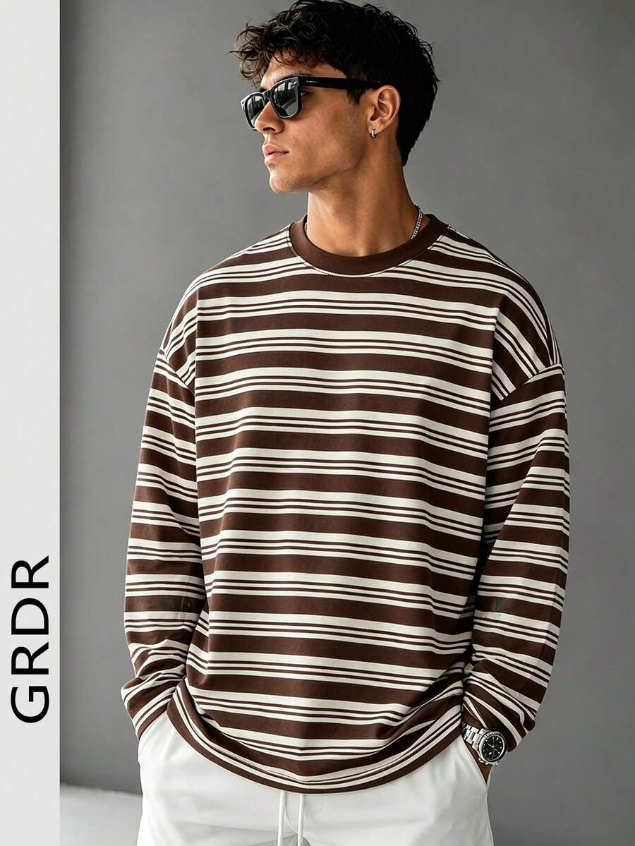 GRDR Men T-Shirts - Coffee Brown - View 1