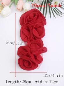 New Multi-Color 3D Hand-Rolled Pleated Corsage DIY Clothing Accessories, Suitable For Wedding Dress, Dance Skirt, And Other Decorations - Multicolor - View 44