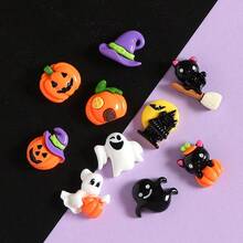 Halloween Resin Small Accessories DIY Water Cup Fridge Magnet Phone Case Shoe Charm Hair Accessory Holiday Decor - Multicolor - View 2