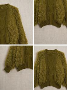 Fashionable Spring/Autumn New Mustard Yellow Casual Elegant Sweater - Yellow - View 8