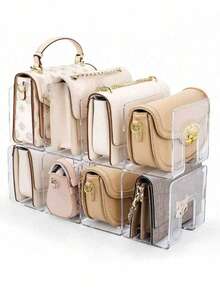 Transparent Acrylic File Storage Box, Handbag Storage Box, Desktop Document Sorting Organizer Box, Transparent Acrylic Material, Suitable For Home, Office, Suitable For Books, Envelopes, Mail, Documents, Notebooks, Office Supplies, Handbags - Clear - View 9