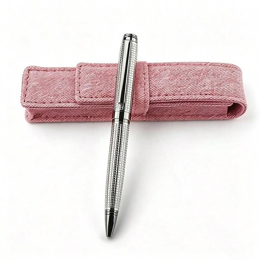 Grid Texture Metal Ballpoint Pen Luxury Business Roller Pen Smooth Writing Office Signature Pen For Men Gift Collection - 701 - View 1