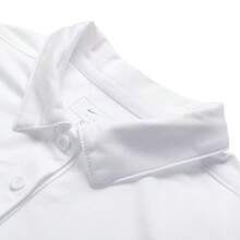 Nike Dri-Fit Women's Polo Shirt, Soft, Moisture-Wicking, Quick-Dry, Breathable Short-Sleeve T-Shirt, White - White - View 5