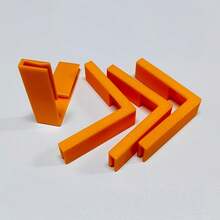 4pcs Printed Carton Corner Right Angle Clips,Corrugated Box Edge Reinforcement Fixing Clamps For Box Reuse & Storage Bucket Making,Autumn Home Decor,Christmas Decor Home - Multicolor - View 15