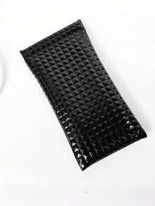 1pc Fashion Glasses Case - Portable Push-Button Leather Eyeglass Case, Anti-Scratch - Multicolor - View 5