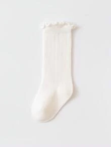 1 Pair Baby Socks Spring/Autumn Pure Cotton Children's Mid-Calf Socks - Multicolor - View 21