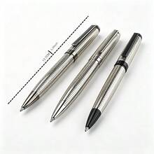 Grid Texture Metal Ballpoint Pen Luxury Business Roller Pen Smooth Writing Office Signature Pen For Men Gift Collection - 701 - View 9