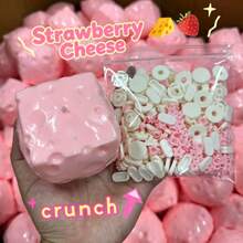 2026新款 SQUISHY-Nee 酒紅水晶起司－瑪瑙紅水晶巨型酥脆起司 DIY 超薄超軟慢回彈玩具，可塑形可變形逼真酥脆起司，附沙沙聲紓壓捏捏玩具，生日禮物驚喜小禮物 - 彩色 - 查看 16