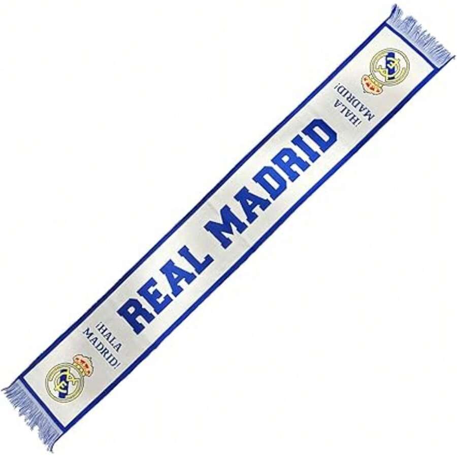 Real Madrid Sports Scarf - White - View 1