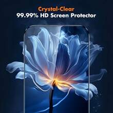 CASECOPS 4 قطع واقي شاشة زجاجي مع أداة تنظيف الشاشة، متوافق تمامًا مع 18 Pro Max/18 Pro/18/17 Pro Max/17 Pro/17 Air/17e/17-X Series، إلخ. زجاج مقسى 9H تغطية كاملة، دعم سلس لميزة الجزيرة الديناميكية. 8K HDR، مضاد للتجسس، مضاد للخدش، مضاد للبصمات، صديق للحافظة، قوي ولا ينكسر بسهولة، ملمس ناعم وحريري واستجابة لمس سريعة للغاية - 4 قطع - مشاهدة 11