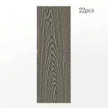 22pcs Wood Grain Panel 3D Waist Line PVC Material Self-Adhesive Backing Baseboard Wall Sticker Floor Trim Corner Line Sticker, Self-Adhesive Floor Decoration Waterproof Durable With Backing - Baseboard 22pcs - View 16