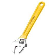 6/8/10/12in Adjustable Wrench Universal Spanner Carbon Steel Dip Plastic Mechanical Workshop Hand Repair Tool Set Car Bicycle - 6 Inches - View 7