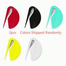 2/1pc Mini Plastic Envelope Opener, Durable Multi-Function Office Supplies, Multiple Bright Colors Available, Lightweight And Portable, Suitable For Opening Mail And Packages, Practical Tool For School Classroom And Office Daily Use, Paper Cutting Knife - Multicolor - View 12