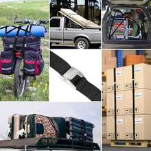 Adjustable Tightening Strap For Kayak, Suitable For Cargo, Luggage, Motorcycle, Truck, SUV And Car Roof Rack - A - View 7