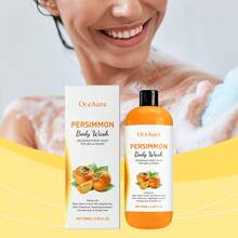 Persimmon Scented Body Wash, Refreshing Odor-Reducing Soothing Full Body Cleansing Shower Gel, Brightening Skin, Unisex Moisturizing Bath Liquid - 1 Bottle Of Body Wash - View 2