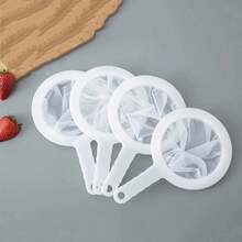 10/5/3/1pc High Density Filter Mesh, Soy Milk, Juice, Honey, Sesame Oil, Liquid Filter, More Delicious Taste After Filtration, Kitchen Gadget, Holiday Gift, Restaurant Kitchen Essential - View 5